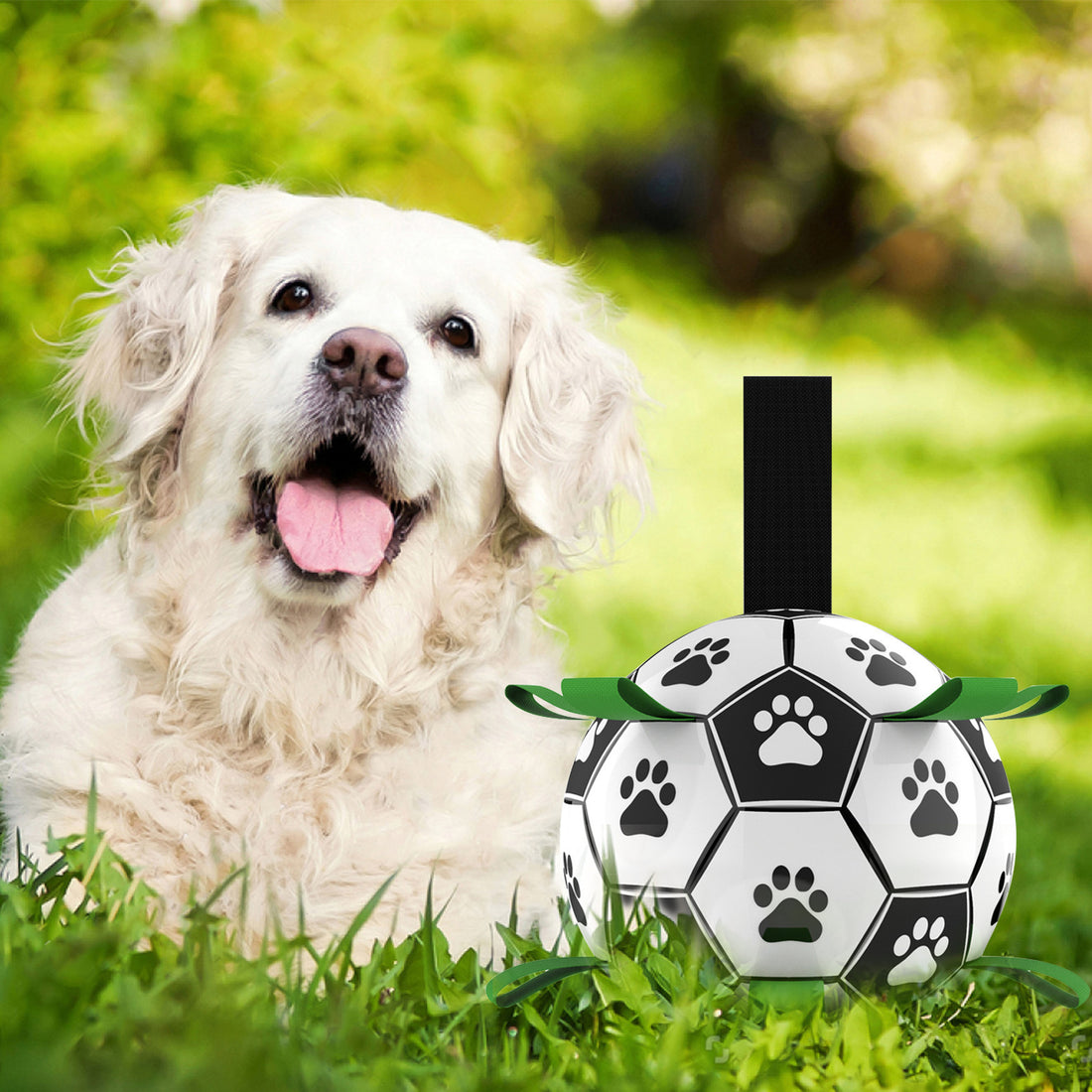 Durable soccer ball toy for pets