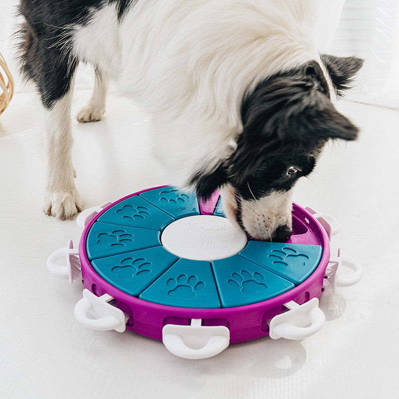 Interactive slow feeding pet puzzle toy