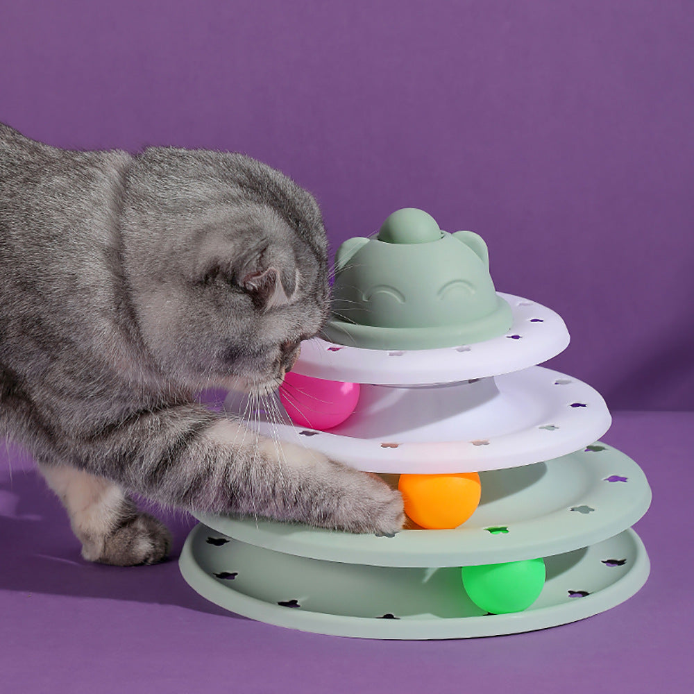 Fun and colorful pet toy for playful pets