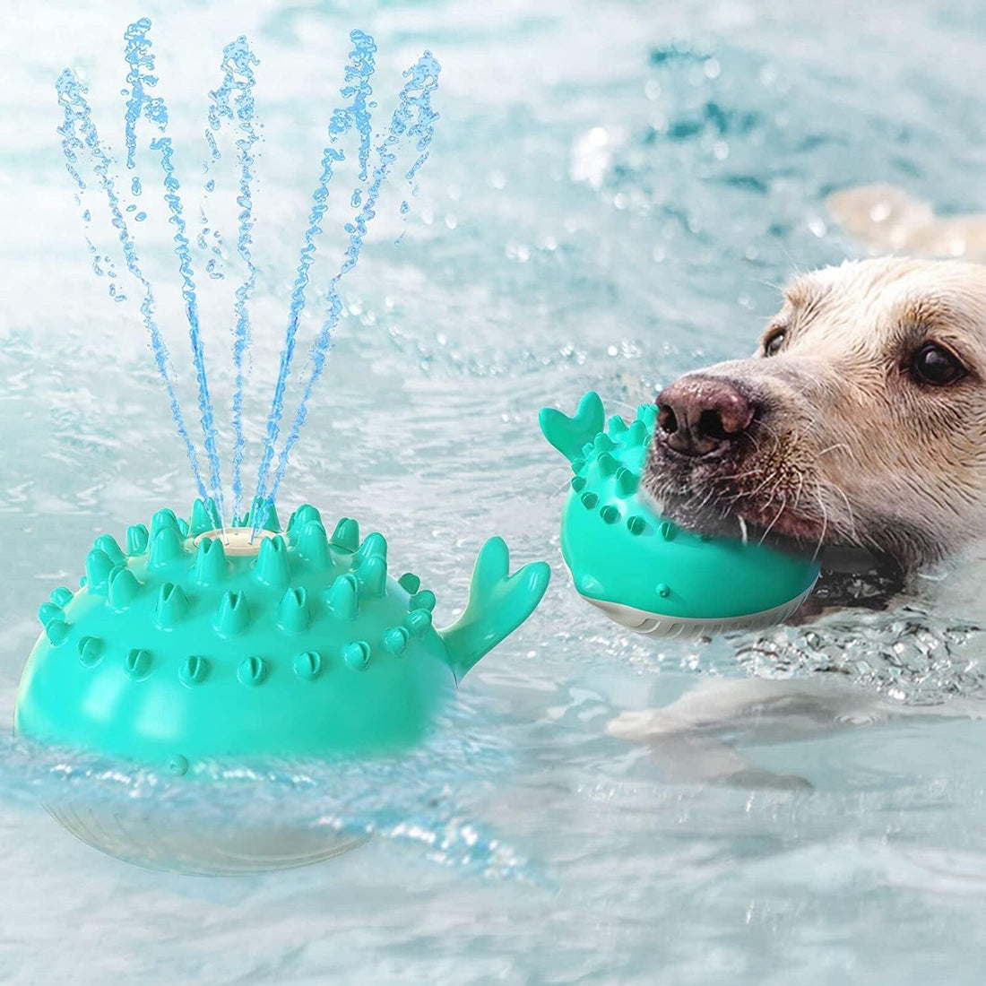 Electric water floating toy for dogs