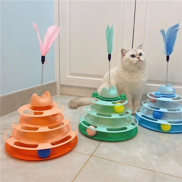 Cat Rotating Interactive Toy